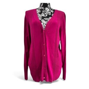 Bianca Fuchsia Cardigan